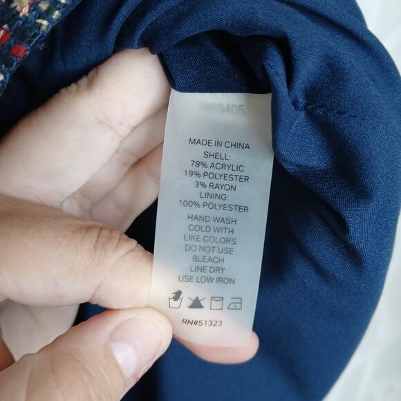 Court & Rowe Belle Noel Plaid Tweed Mini Skirt Womens LG Preppy Academia School - Picture 6 of 11